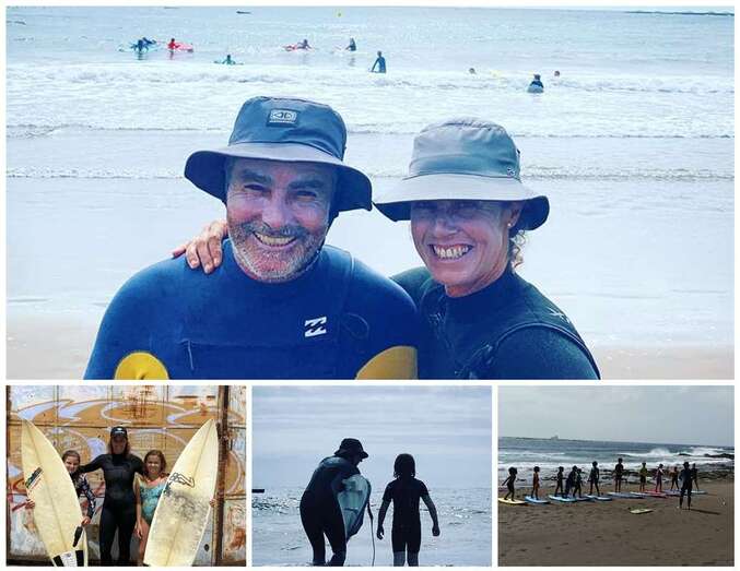 Imágenes del curso de este año/Escuela de Surf el Hombre